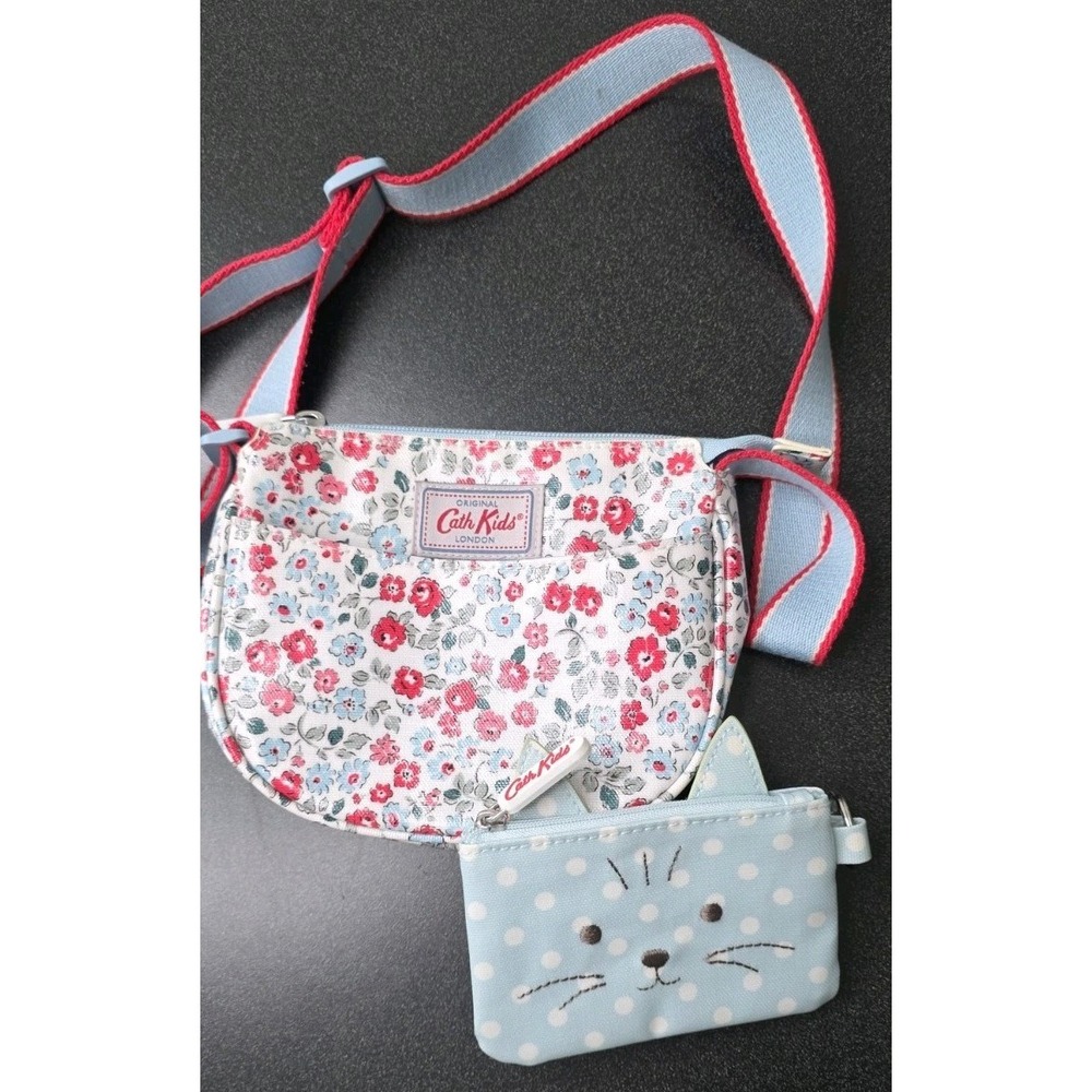 Cath Kidston Purse Wallet Floral Kids Crossbody Bag Adjustable Ditsy